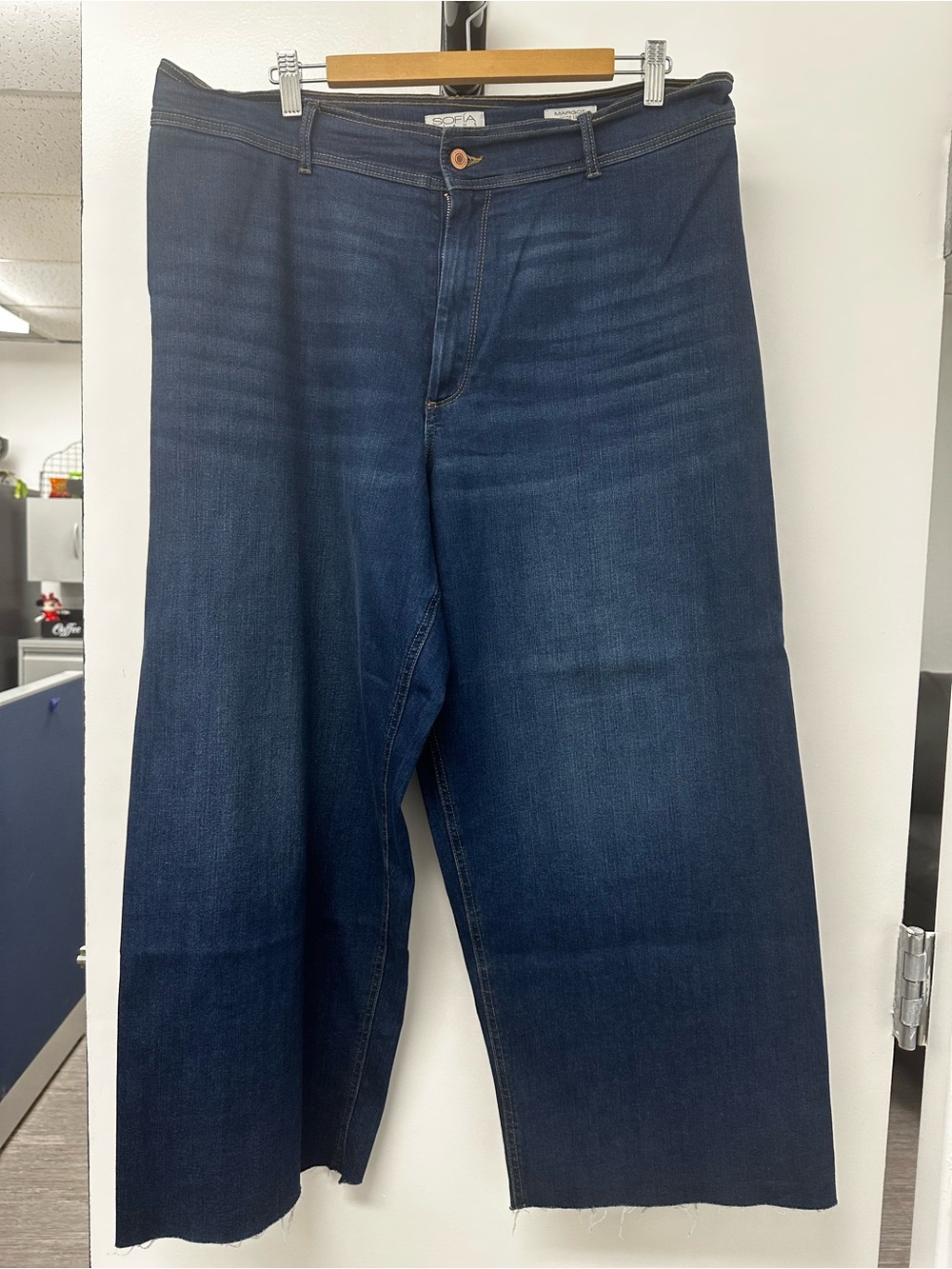 sofia by sofia vergara Dark Blue Wide-Leg Jeans